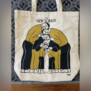 New Yorker Canvas Tote Bag